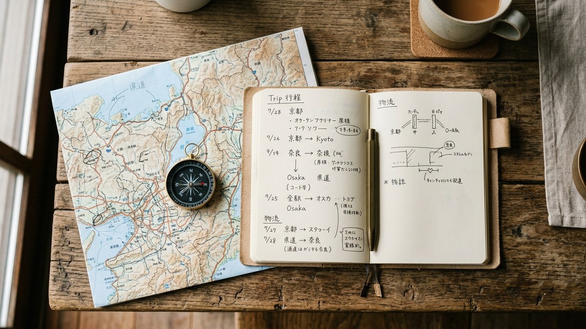 キャンプの計画の立て方（予約から当日までの流れ）のイメージ