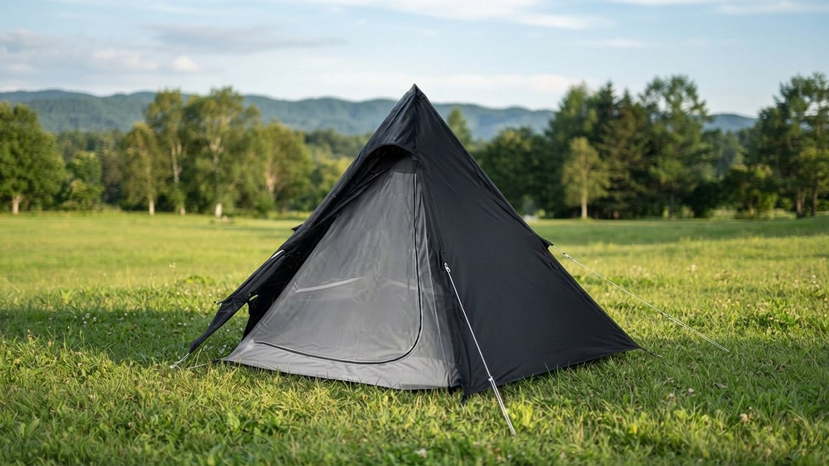 ワンポールテントの代表例: DOD ワンポールテントM