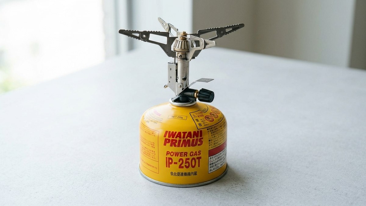 OD缶(アウトドア缶)の代表例: PRIMUS 153ウルトラバーナー P-153