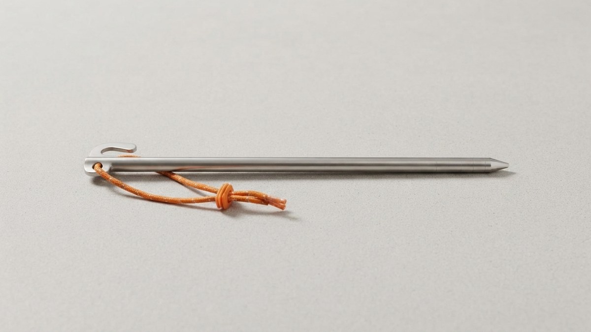 チタンペグの代表例: Soomloom チタンペグ 30cm