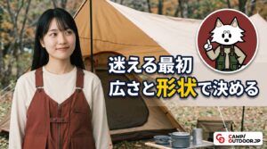 広さと形状で決める