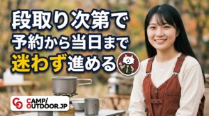 予約から当日まで迷わず進める