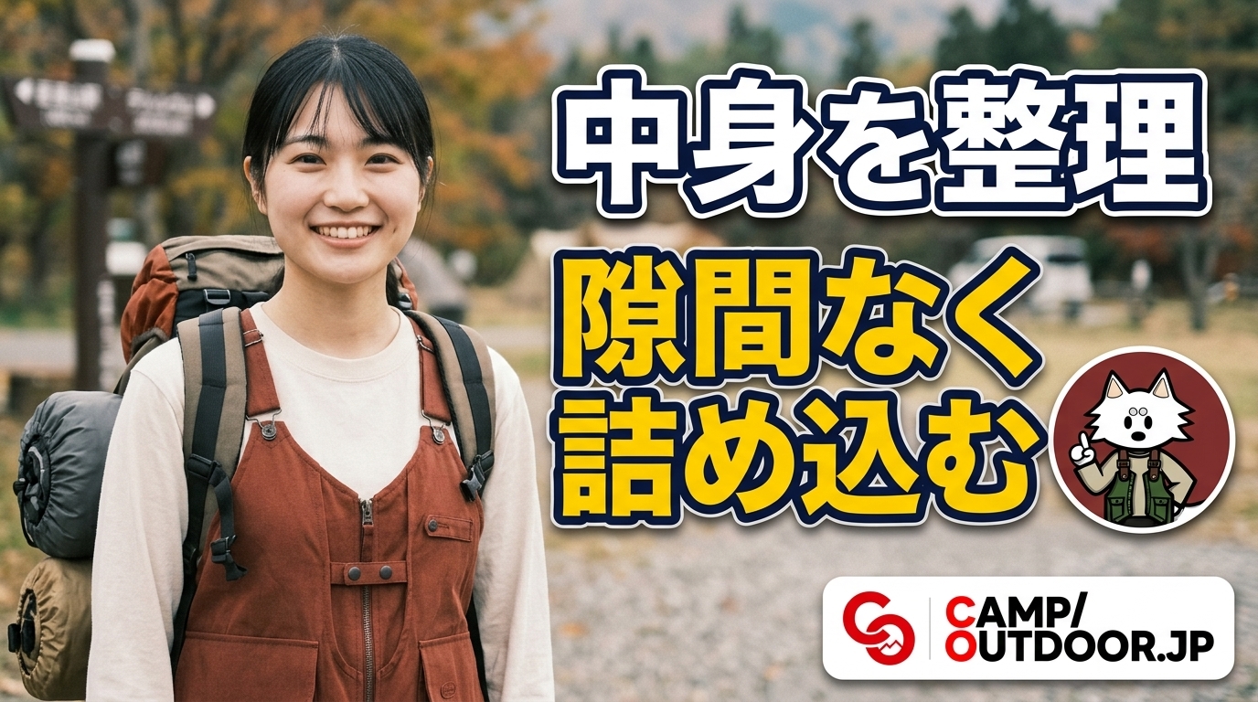 隙間なく詰め込む