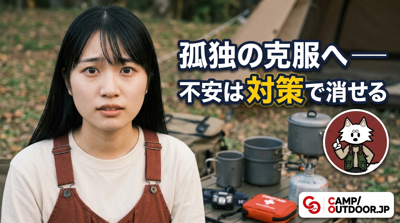 ソロキャンプが怖いあなたへ