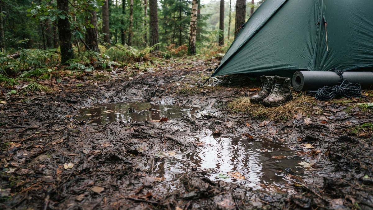 雨の日キャンプの過ごし方と対策のイメージ