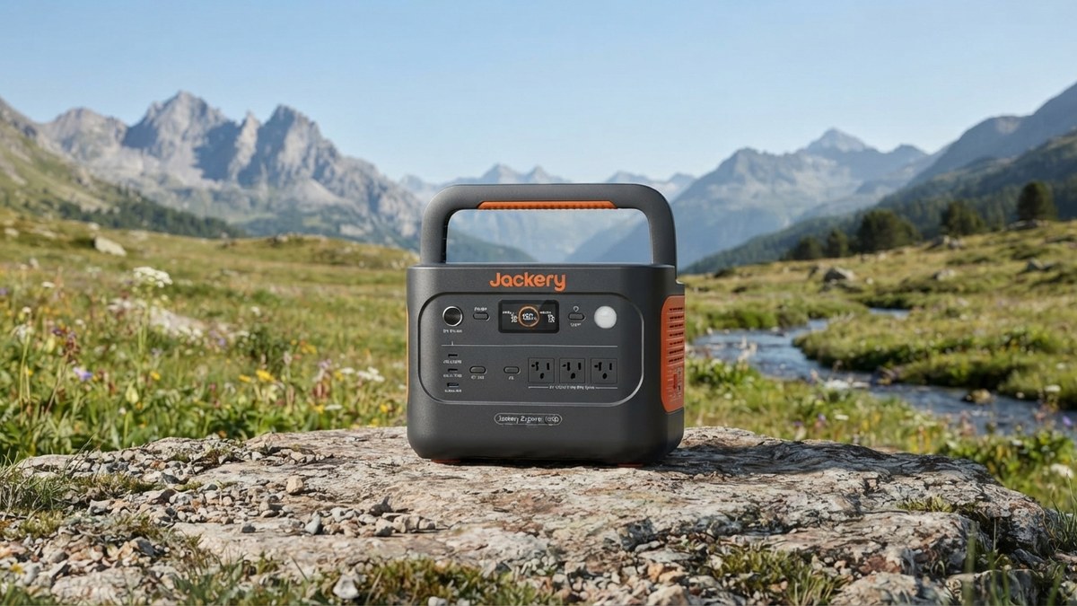 シガーソケット充電の代表例: Jackery ポータブル電源 1000 New