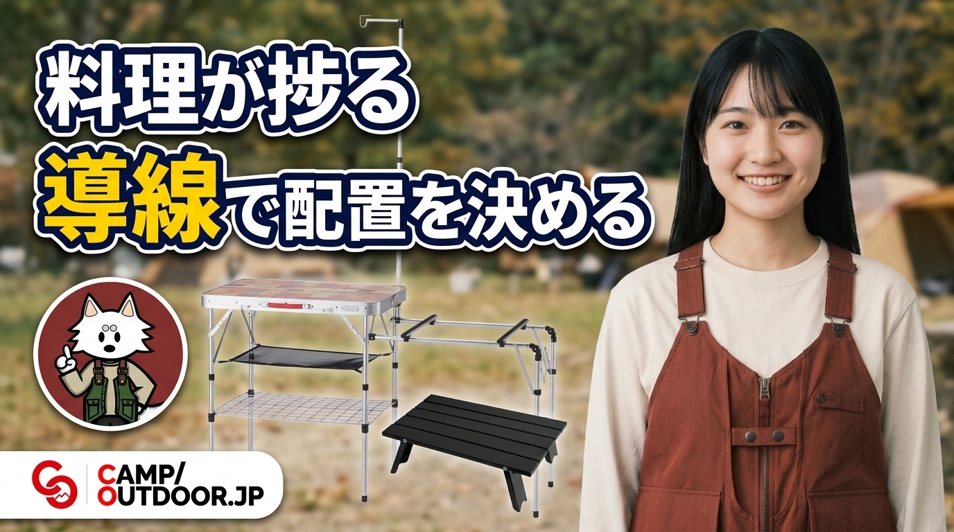導線で配置を決める