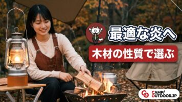 薪の種類と選び方・組み方｜焚き火を成功させる初心者ガイド【キャンプ入門】