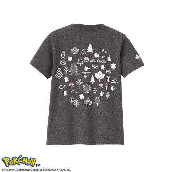 ポケモン Tシャツ キッズ チャコール 130