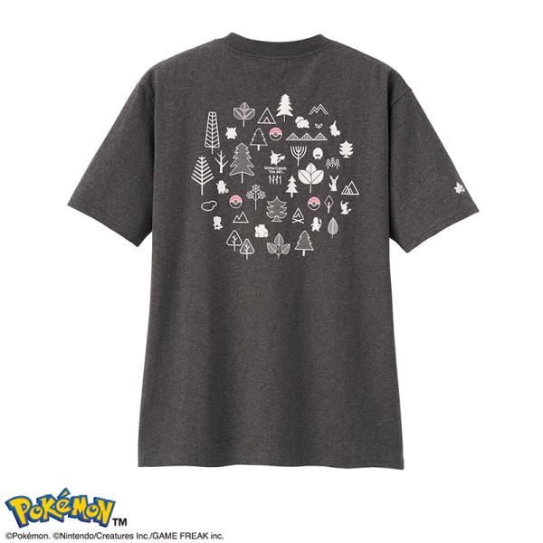 ポケモン Tシャツ チャコール L