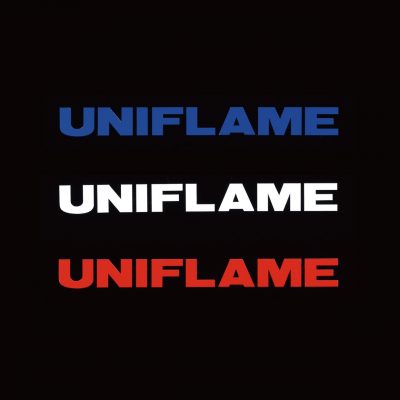 UNIFLAME UFロゴステッカー大 トリオ