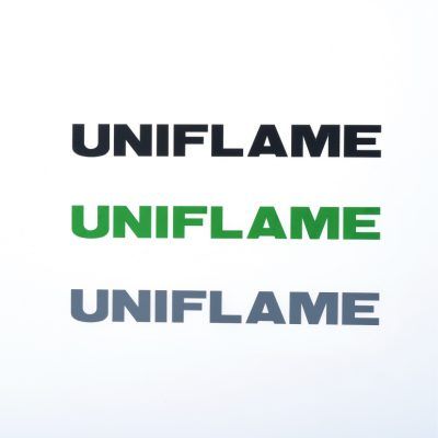 ユニフレーム UFロゴステッカー大 トリオII