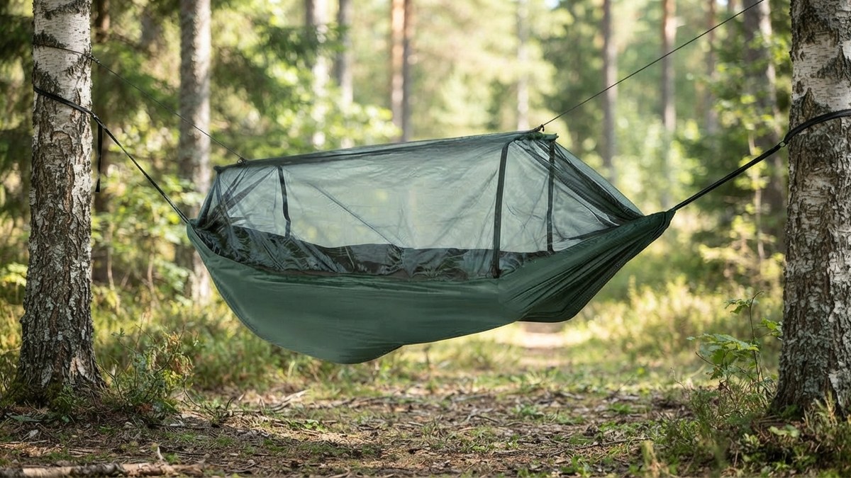 吊り下げ式の代表例: DD Hammocks Frontline Hammock