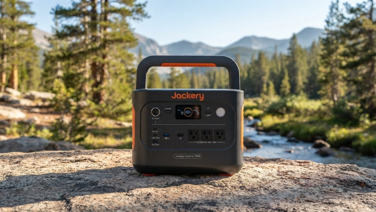 シガーソケット充電の代表例: Jackery ポータブル電源 1000 New
