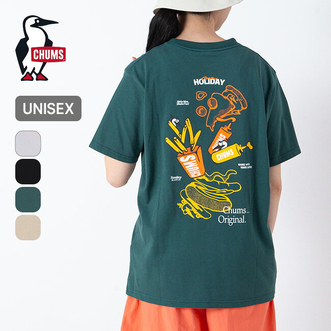 CHUMS ANTI-BUG FAST FOOD POCKET T-SHIRT 半袖Tシャツ