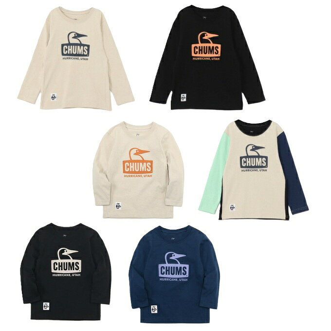 CHUMS ブービーフェイスブラッシュド ロングスリーブTシャツ