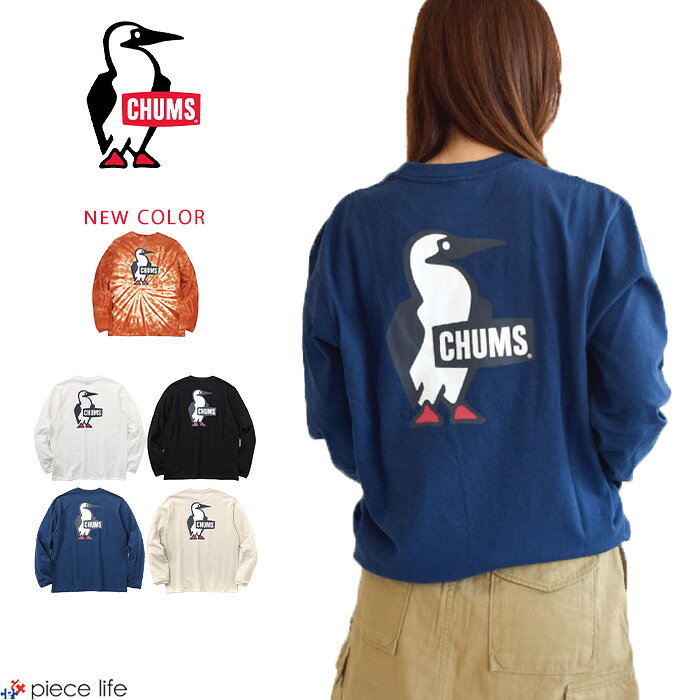 CHUMS BOOBY LOGO BRUSHED L/S T-SHIRT Tシャツ ロゴ