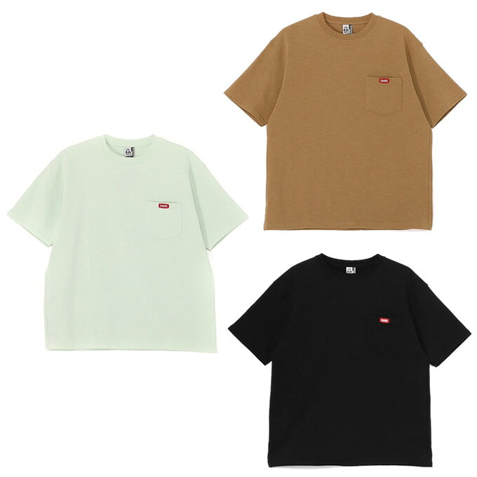 CHUMS キーストーンショートスリーブポケットクルートップ Tシャツ