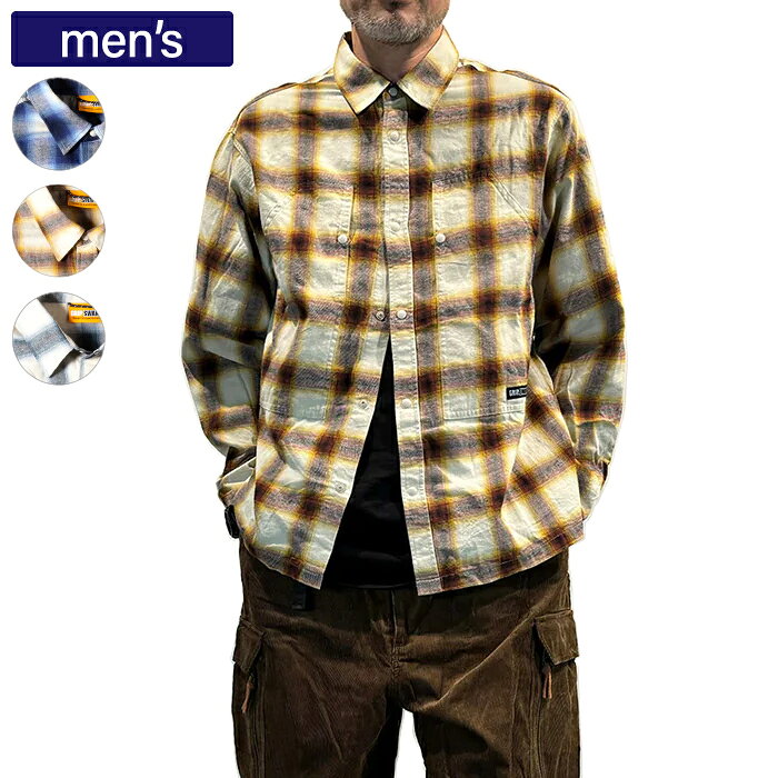 GRIP SWANY BRUSHED CHECK SHIRTS シャツ