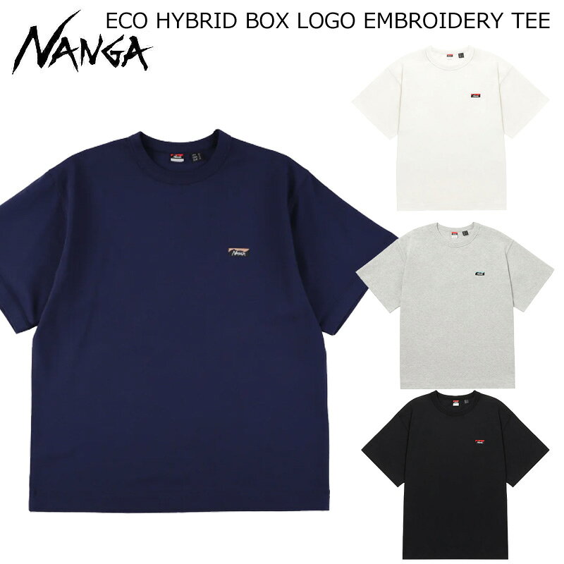 エコ ハイブリッド ボックスロゴ エンブロイダリー Tシャツ
