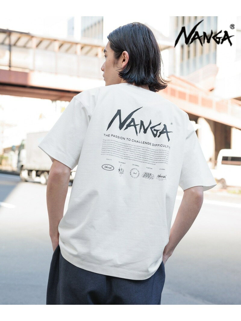 ベイフロー ナンガ 別注ヒストリーロゴ Tシャツ メンズ