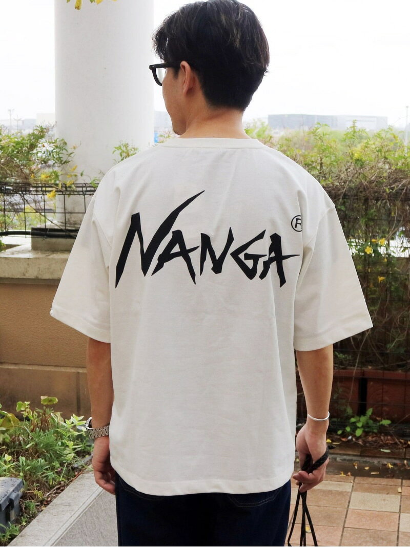 ニコル グランドパーク ナンガ 別注バックプリント Tシャツ メンズ