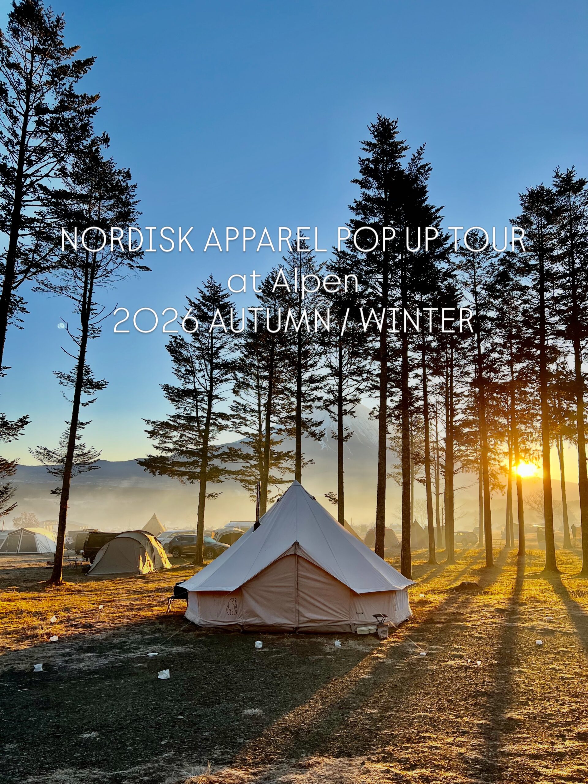 ノルディスク NORDISK APPAREL POP UP TOUR at Alpen